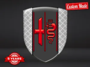 Alfa Romeo Decalcomanie Auto Business Resistenti Limitate Pregiate